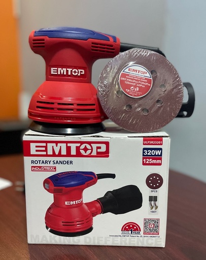 [ULFSR23201] EMTOP LIJADORA INDUSTRIAL P/MADERA 320W