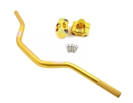 [SC0871] CACHOS/MANUBRIOS PARA MOTO SIN BARRA COLOR DORADO SC0871 BTH-9651