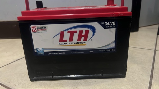 [L-34/78-750] BATERIA LTH  PARA CARRO 115 AMP L-34/78-750