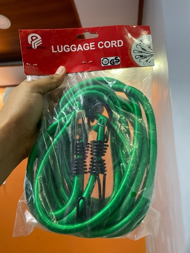 [095-2PC-2M] CUERDA MONTA CARGA VERDE (10X2M)LUGGAGE CORD 