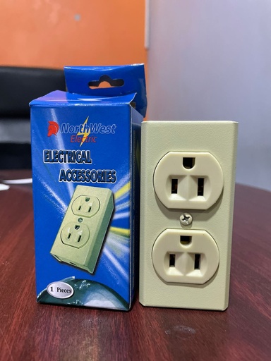 [INT017000] TOMACORRIENTE SUPERFICIAL METALICO NORTHWEST 15A 125V