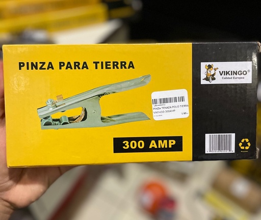 [H-HD0404B] PINZA TENAZA POLO TIERRA VIKINGO 300AMP