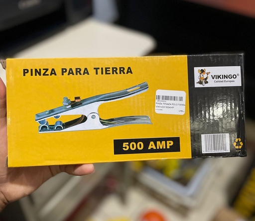 [H-HD0404C] PINZA TENAZA POLO TIERRA VIKINGO 500AMP