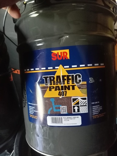 [511-00407-100-05] TRAFFIC PAINT YELLOW CUBETA