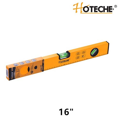 [283004] NIVEL DE ALUMINIO MAGNETICO ECONOMICO 16 AMARILLO HOTECHE 283004