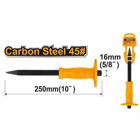 [HCC0841016] CINCEL DE PUNTA P/CONCRETO 10" INGCO