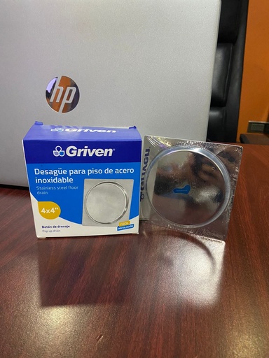 [A367-SD-10] PASCON D/ACERO INOXIDABLE P/BAÑO CON BOTON GRIVEN