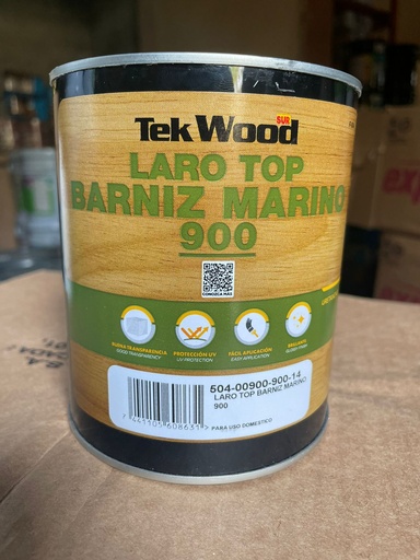 [504-00900-900-14] LARO TOP BARNIZ MARINO 1/4 TEK WOOD SUR