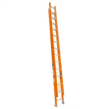 [100229] ESCALERA DE FIBRA RECTA AJUSTABLE 28' 385LBS TRUPER