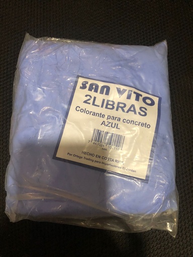 [000393] COLORANTE AZUL 2LBS SAN VITO