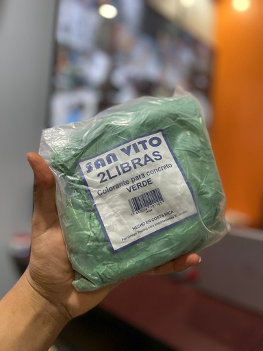 [000963] COLORANTE VERDE 2LBS SAN VITO 