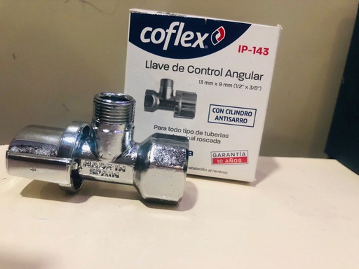 VALVULA IP-143 ANGULAR COFLEX C/RAPIDO